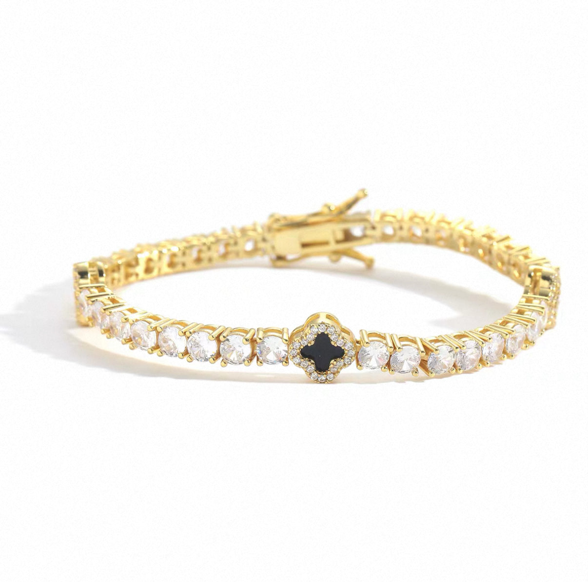 Clover Tennis Bracelet