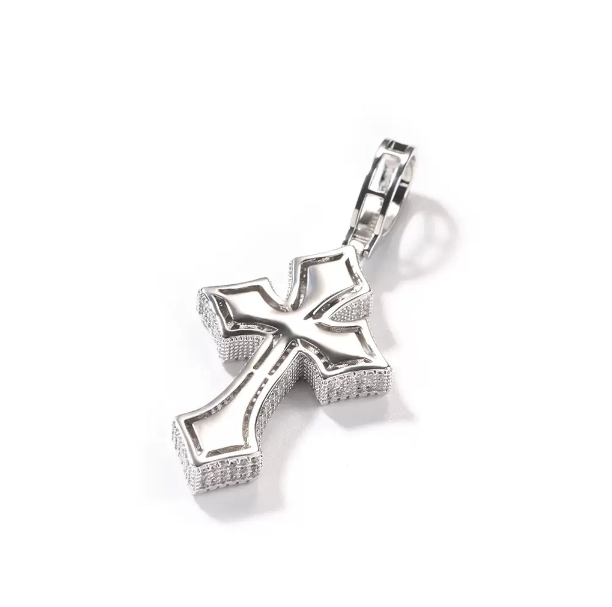 Iced Out Cross Pendant