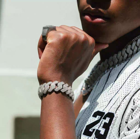 20mm Prong Chain Bracelet