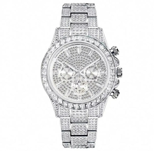 Imperium Full Ice Watch【SILVER】