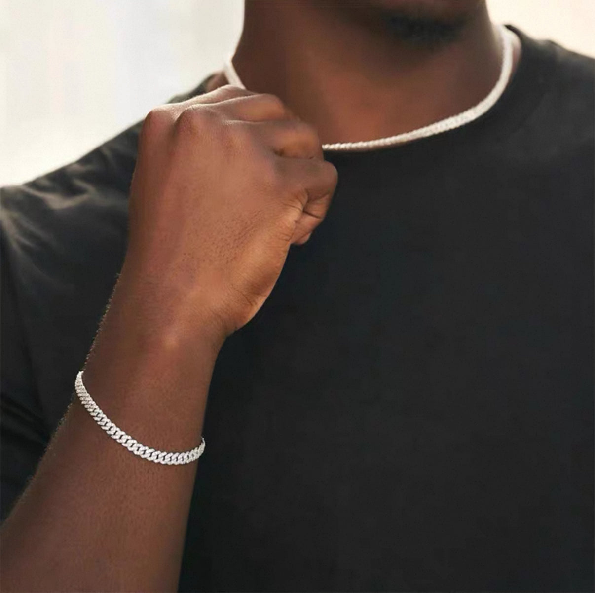 5mm Prong Chain Bracelet