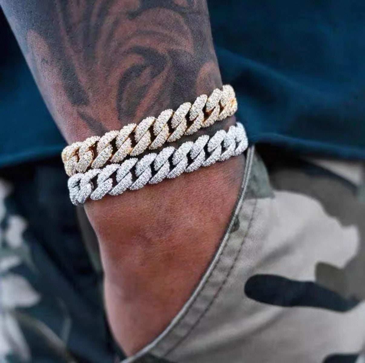 8mm Prong Chain Bracelet