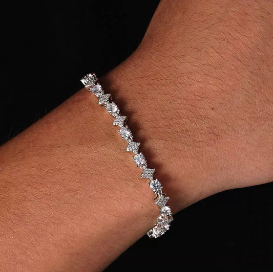 Starry Tennis Chain Bracelet