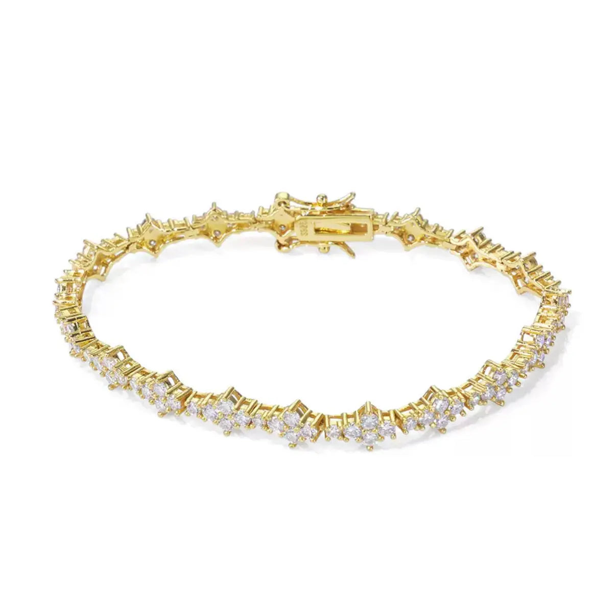 Triple Cut Tennis Bracelet