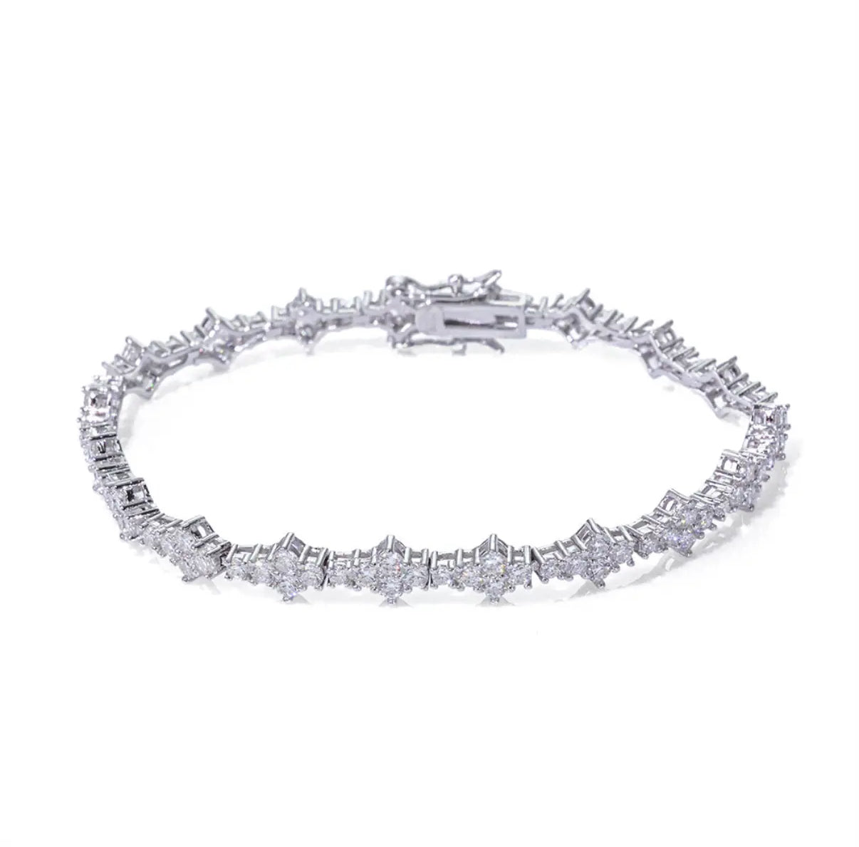 Triple Cut Tennis Bracelet