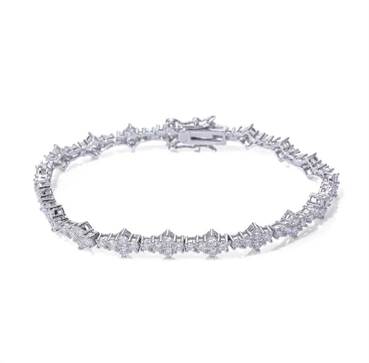 Triple Cut Tennis Bracelet