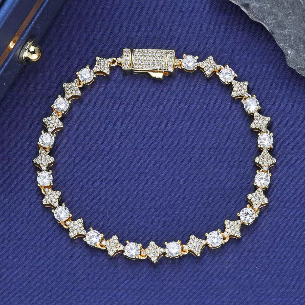 Starry Tennis Chain Bracelet
