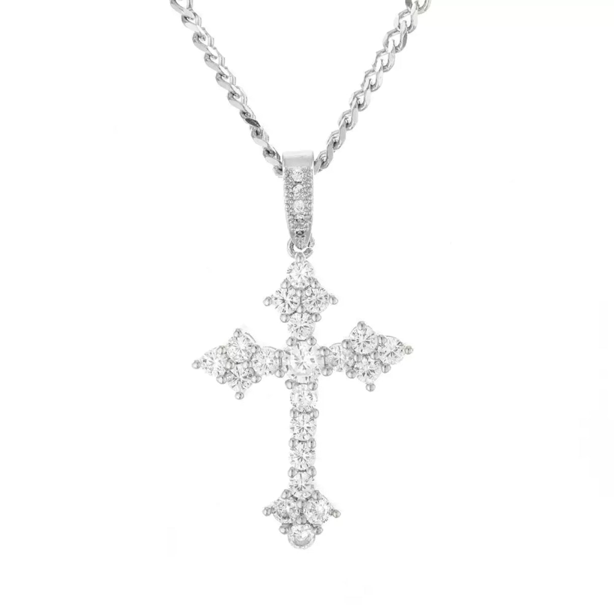Luminous Faith Cross Pendant