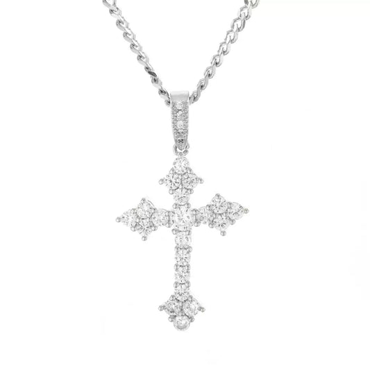 Luminous Faith Cross Pendant