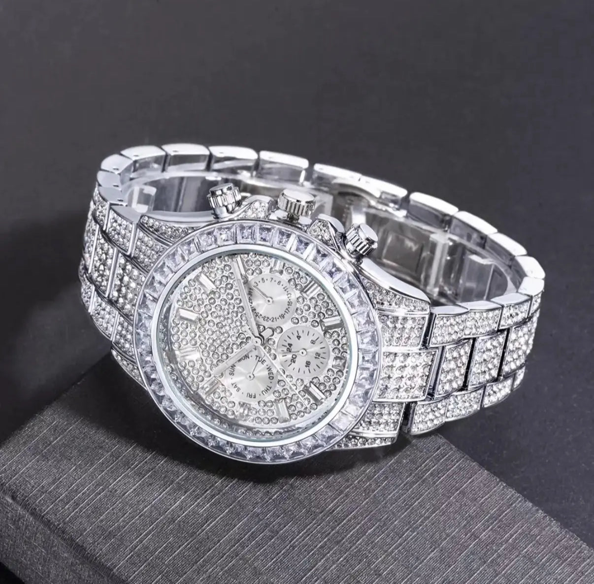 Imperium Full Ice Watch【SILVER】