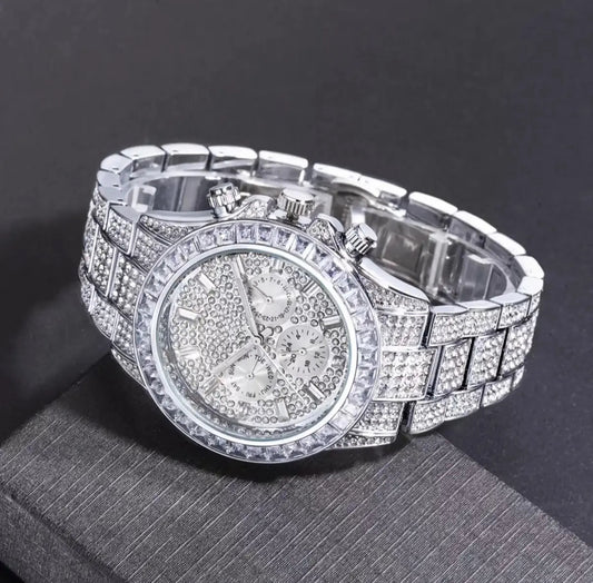Imperium Full Ice Watch【SILVER】