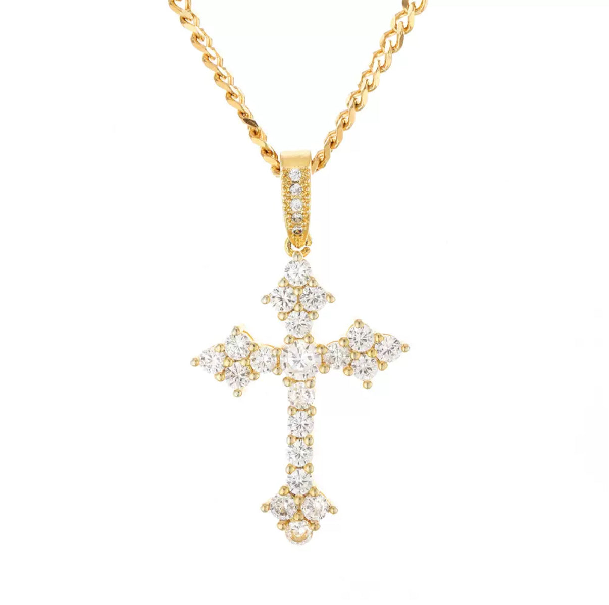 Luminous Faith Cross Pendant