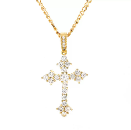 Luminous Faith Cross Pendant