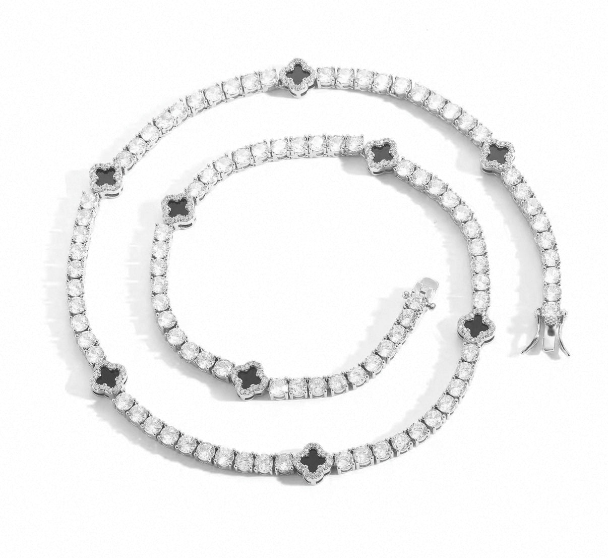 Clover Tennis Necklace