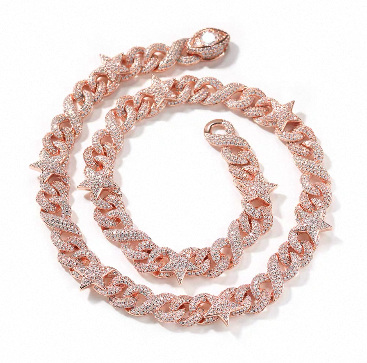 Star Blaze Miami Cuban Chain Bracelet【10mm】