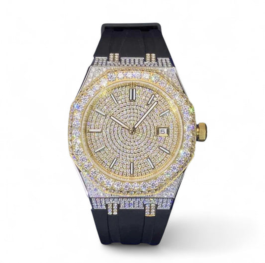 Luxury Royal Diamond Watch【Moissanite/GOLD】