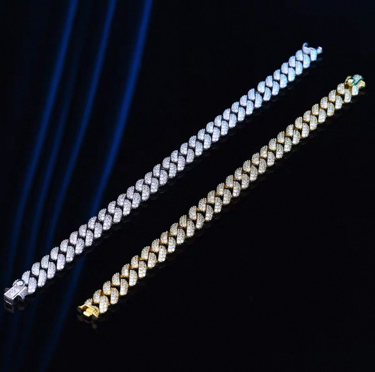 8mm Prong Chain Bracelet