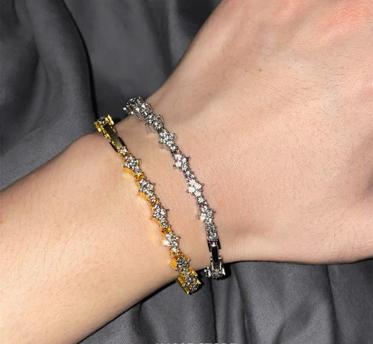 Triple Cut Tennis Bracelet