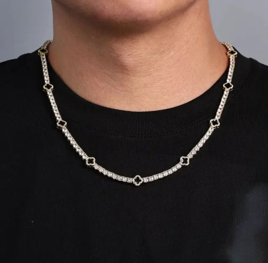 Clover Tennis Necklace