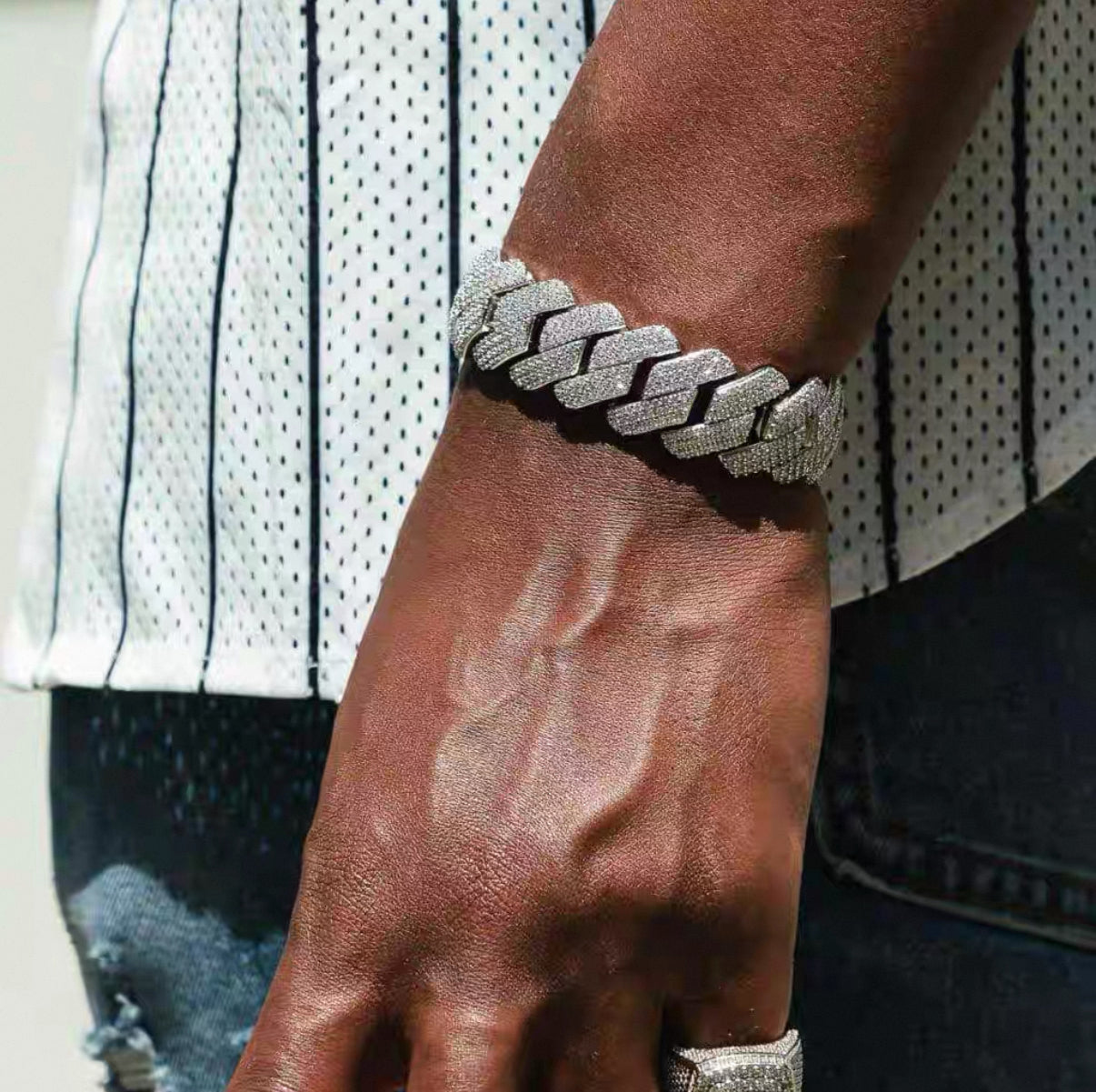 20mm Prong Chain Bracelet