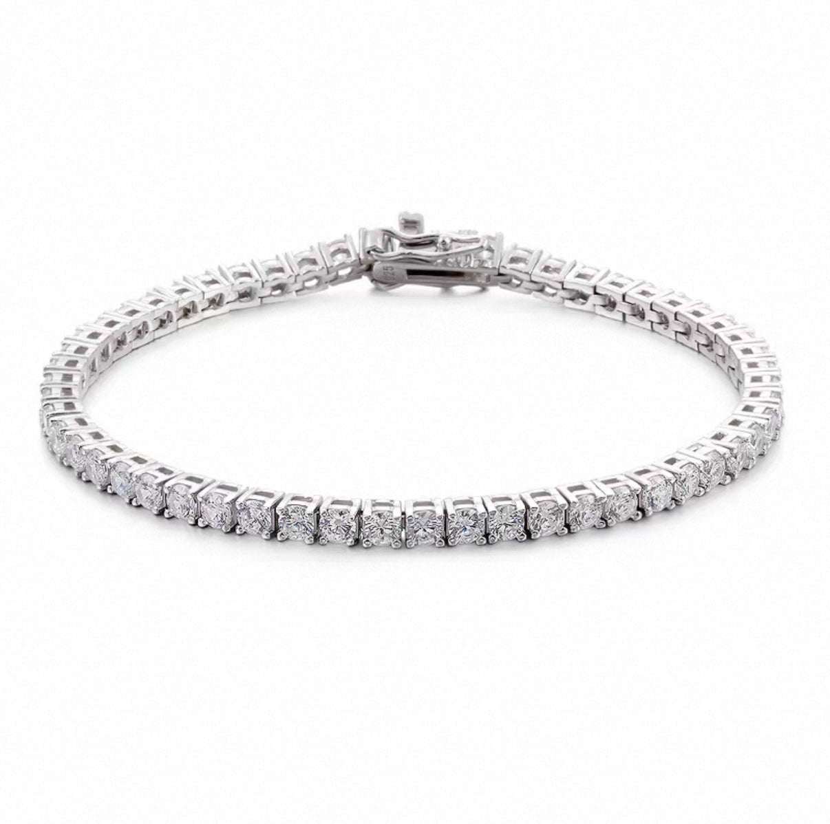 【Moissanite/3mm】Tennis Chain Bracelet