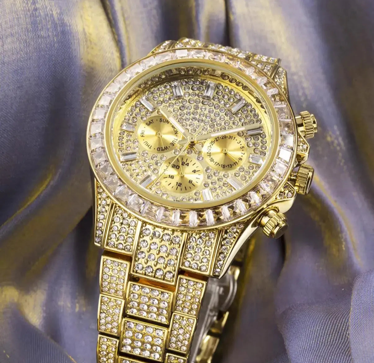 Imperium Full Ice Watch【GOLD】