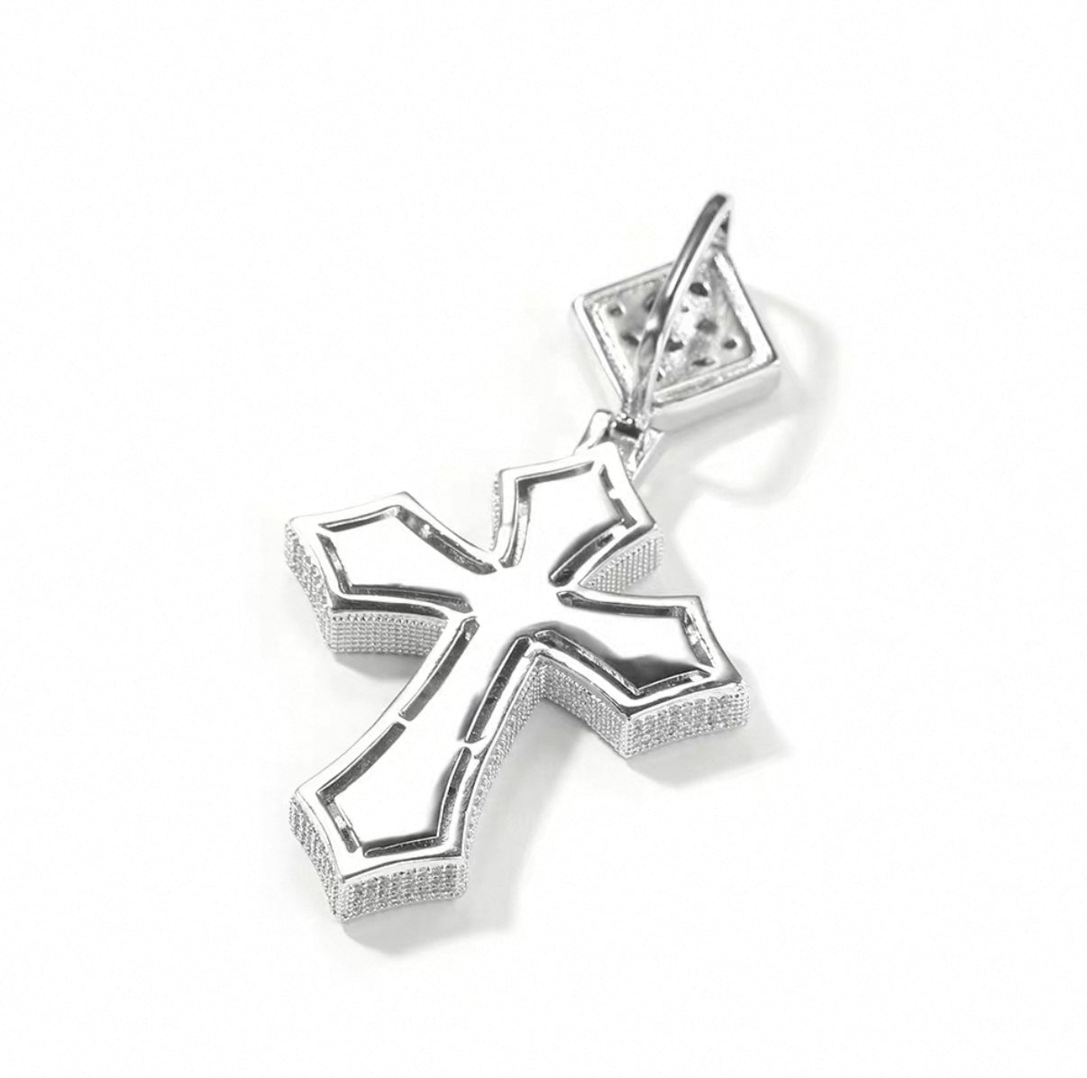 Luxury Mosaic Stone Cross Necklace