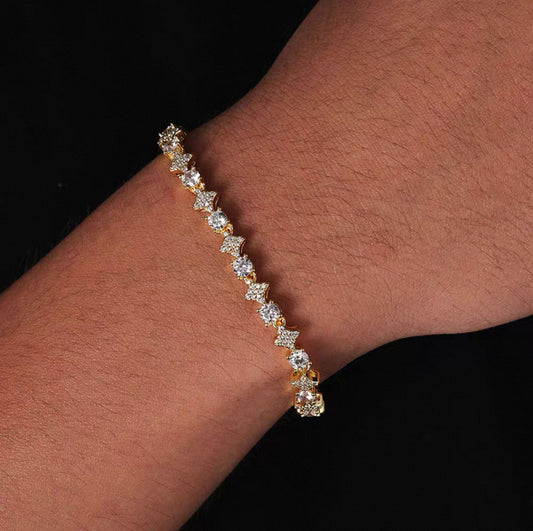 Starry Tennis Chain Bracelet
