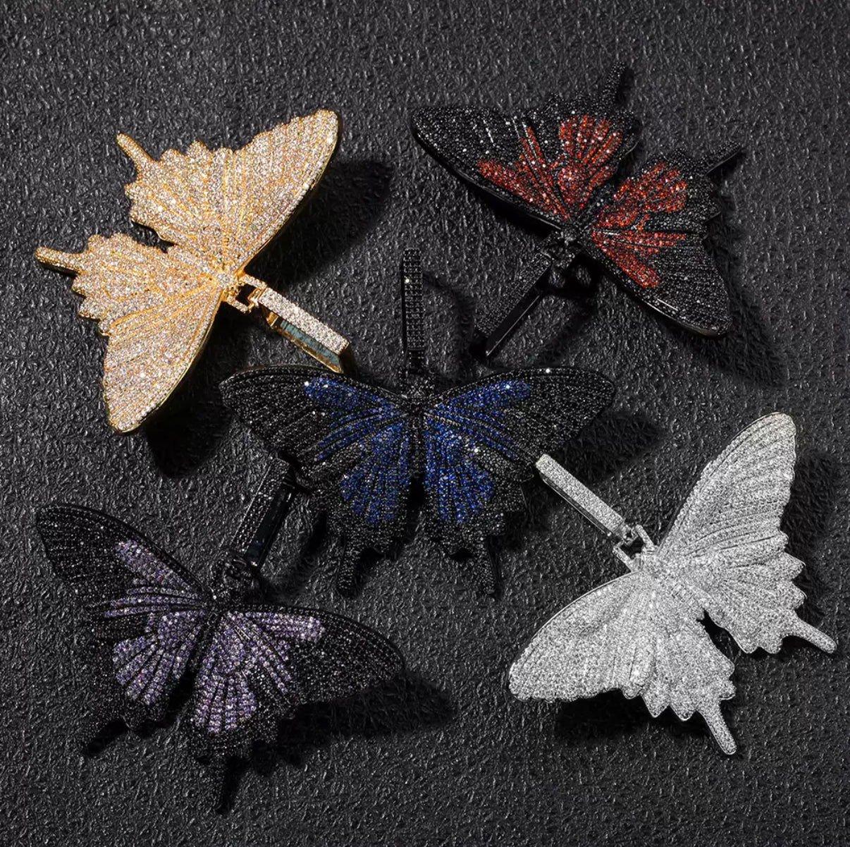 Eternal Wings Butterfly Pendant Necklace