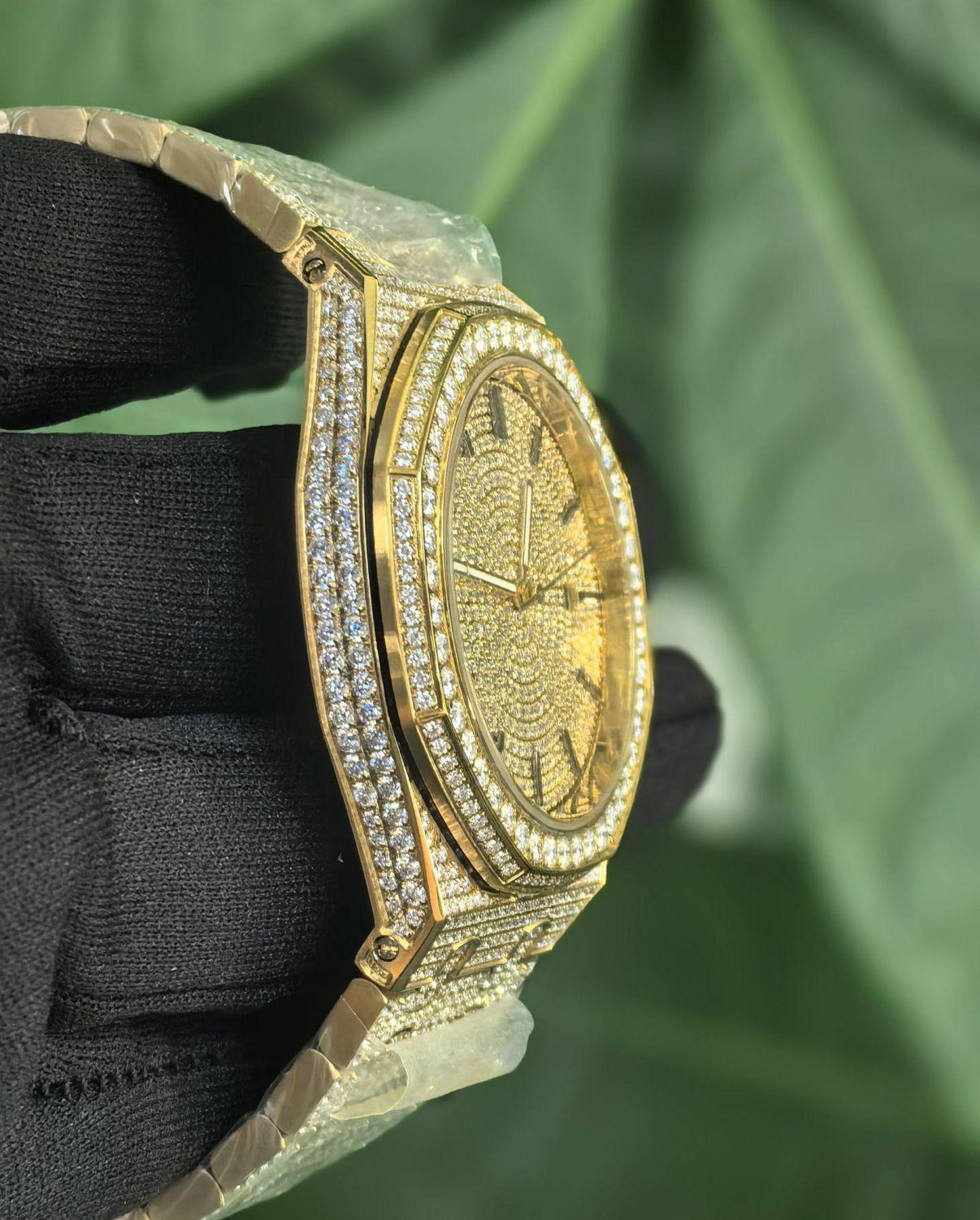 Iced Out Royal Diamond Watch【Moissanite/GOLD】