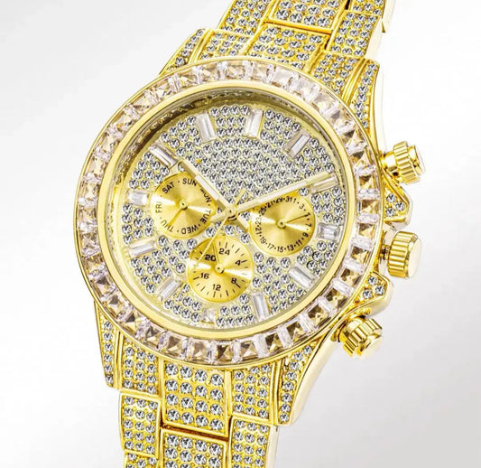 Imperium Full Ice Watch【GOLD】