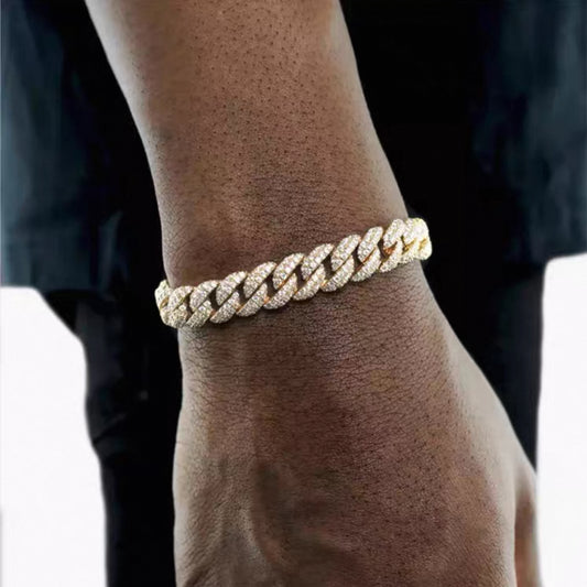 8mm Prong Chain Bracelet