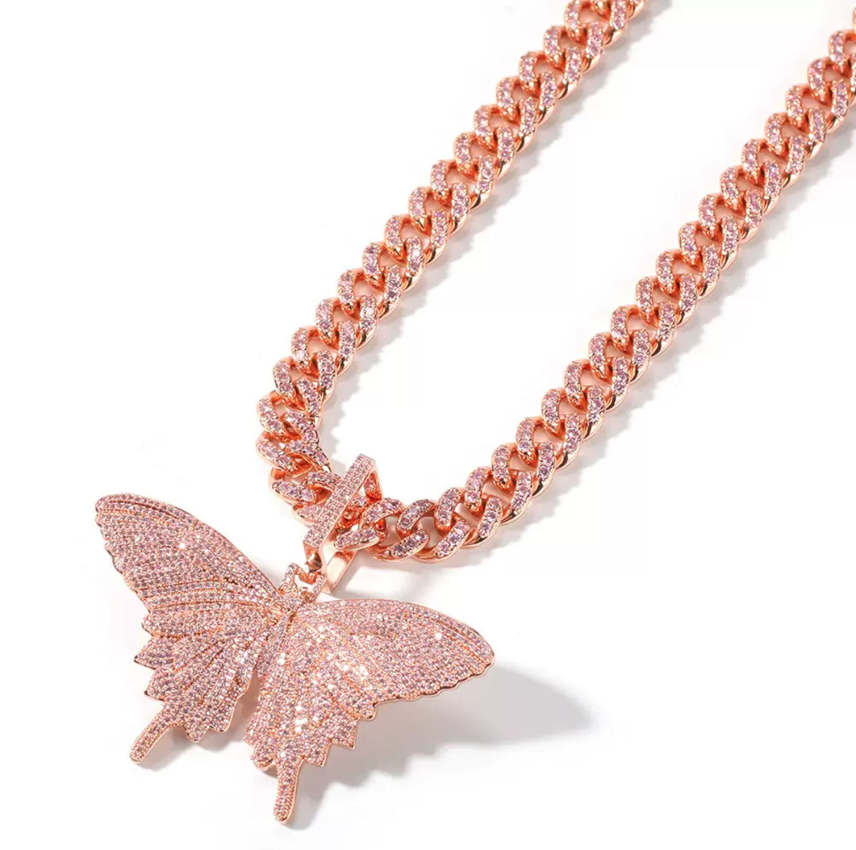 Eternal Wings Butterfly Pendant Necklace