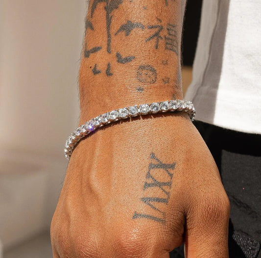 【Moissanite/3mm】Tennis Chain Bracelet