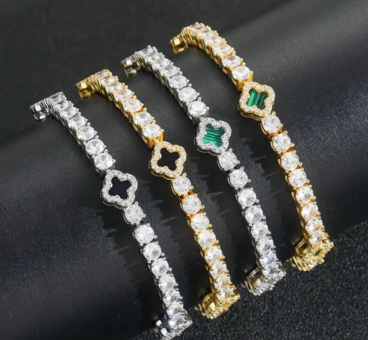 Clover Tennis Bracelet