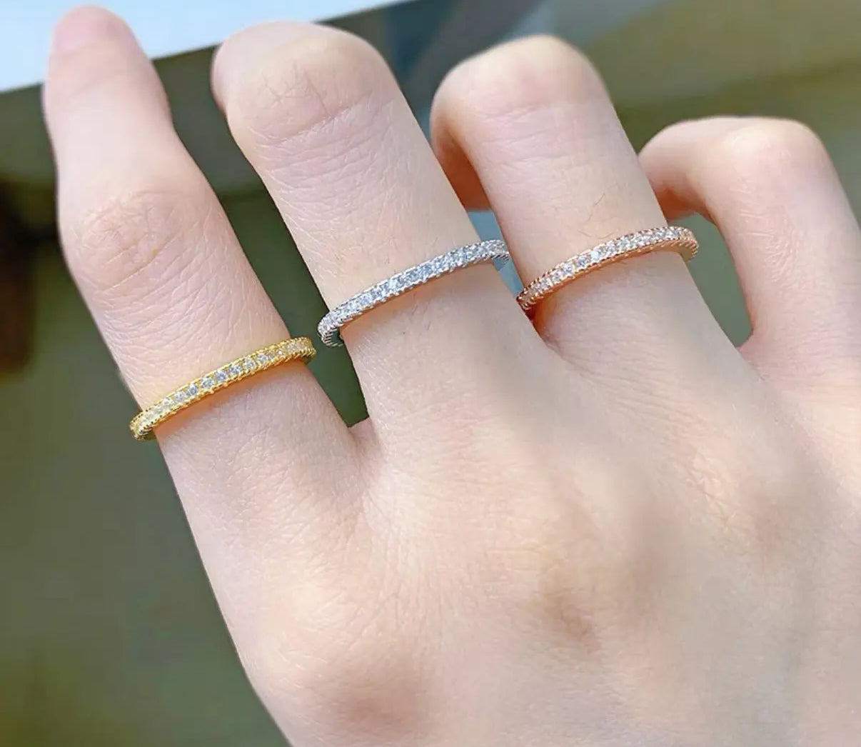 Tennis Ring 【Moissanite/2mm】