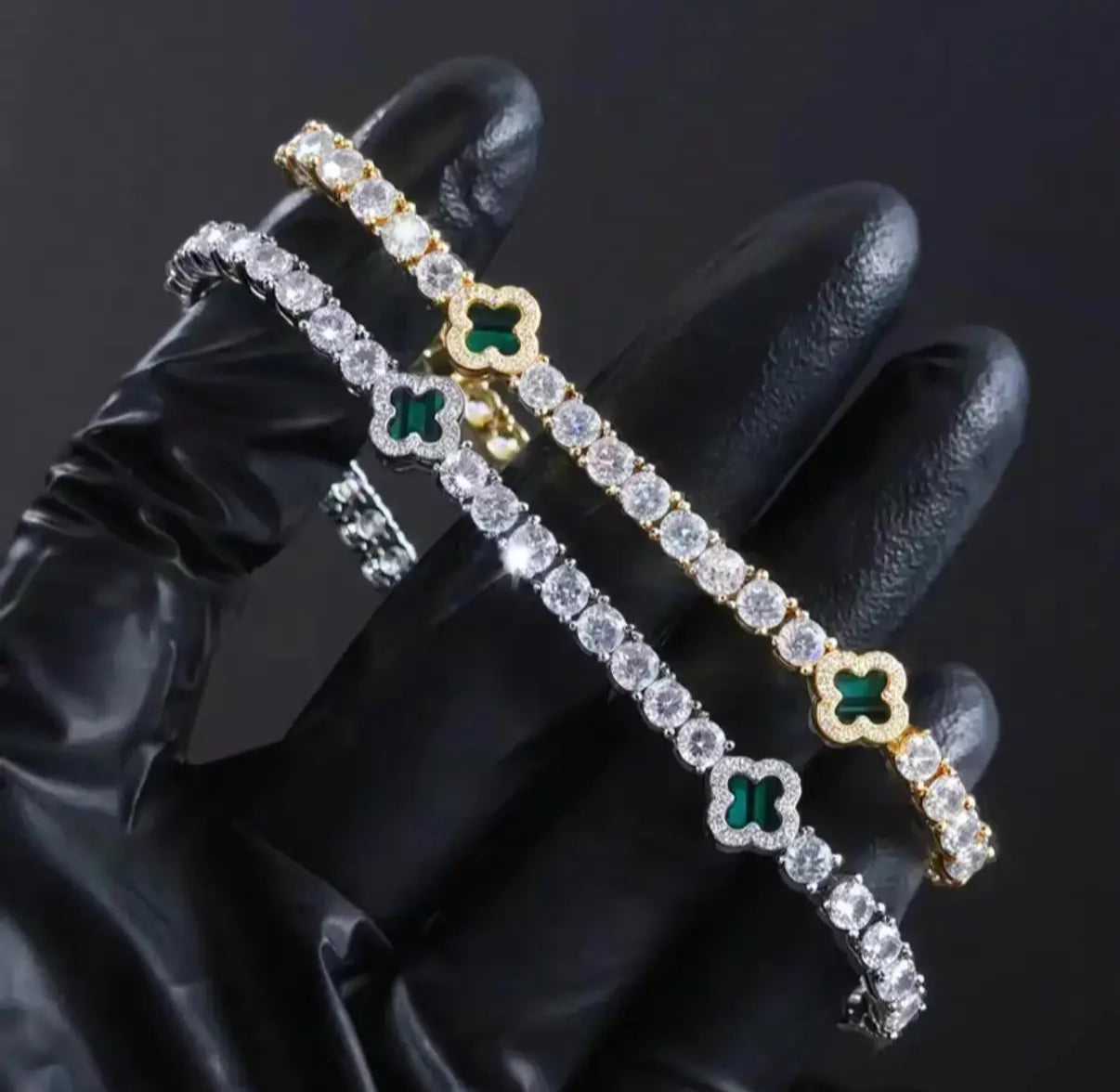 Clover Tennis Bracelet