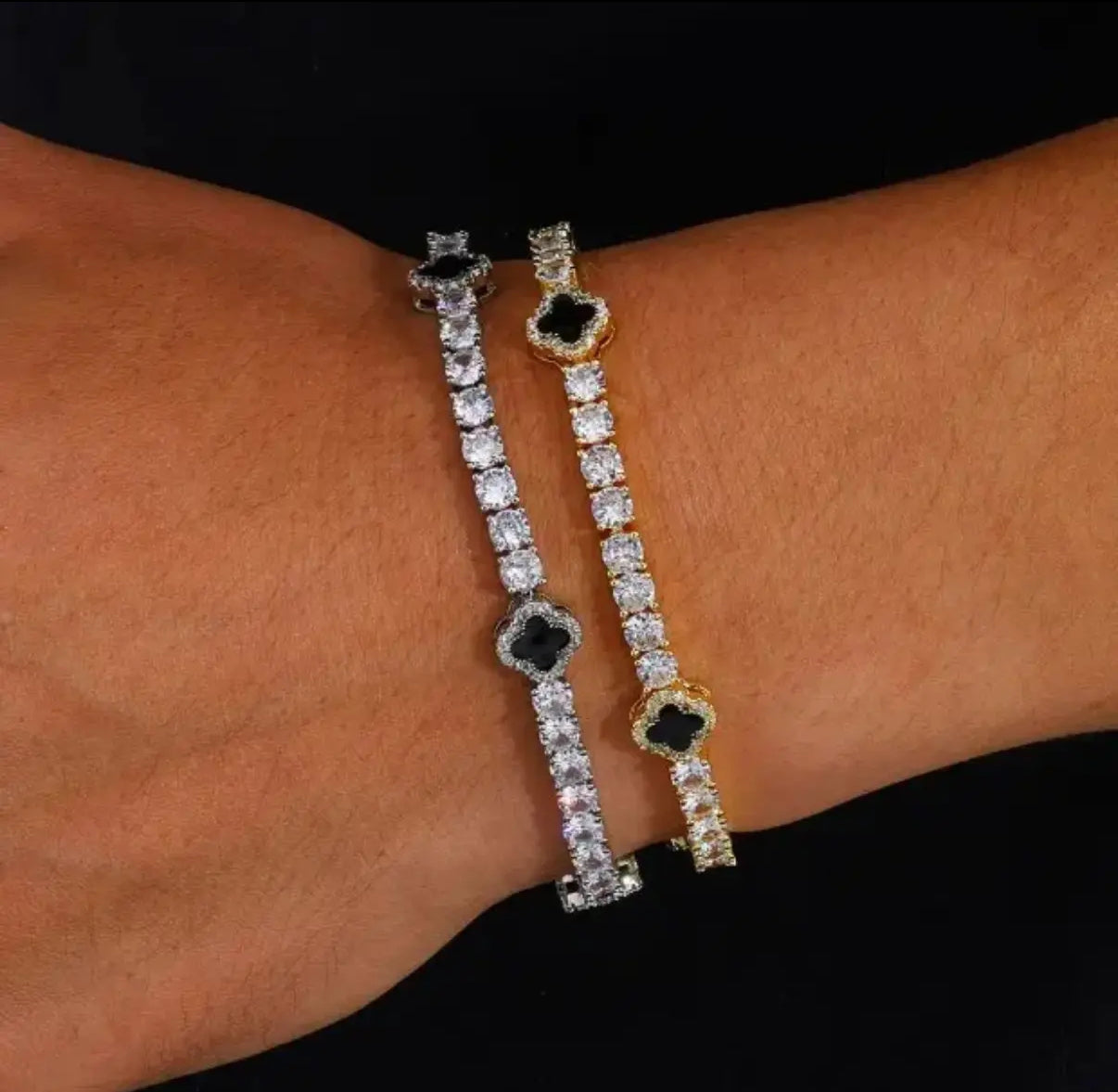 Clover Tennis Bracelet