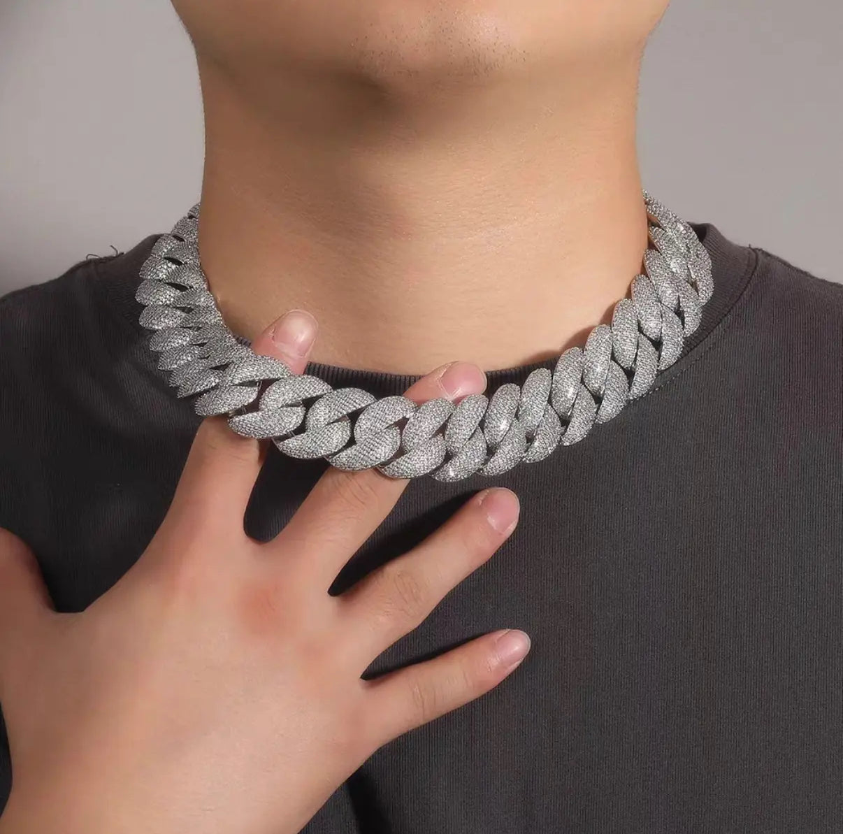 24mm Miami Chain Necklace