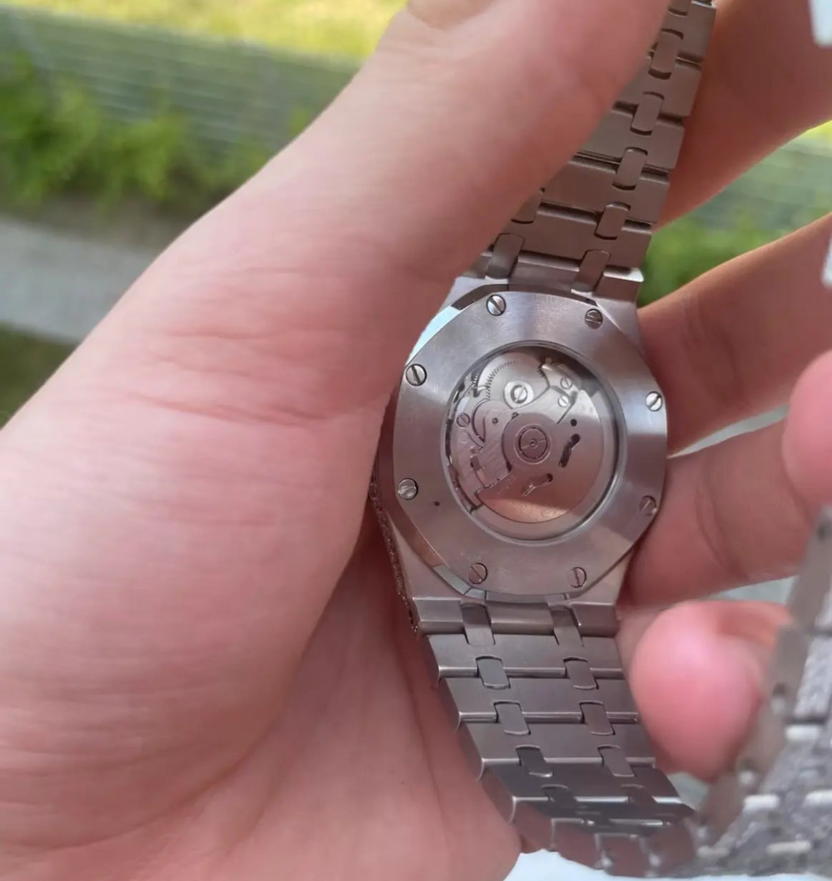 Iced Out Royal Diamond Watch【Moissanite/SILVER】