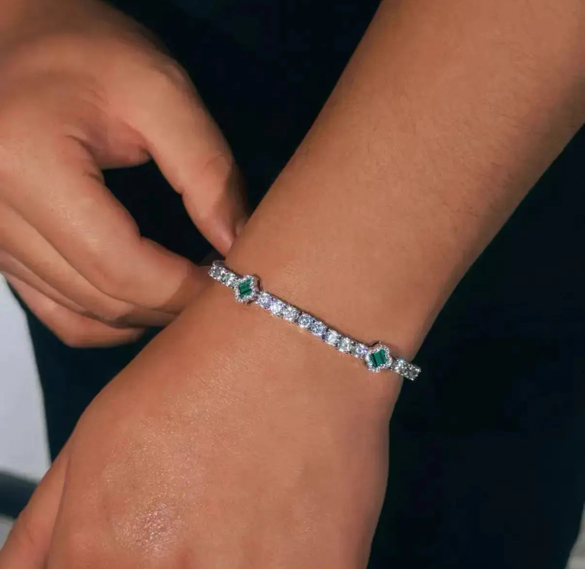 Clover Tennis Bracelet