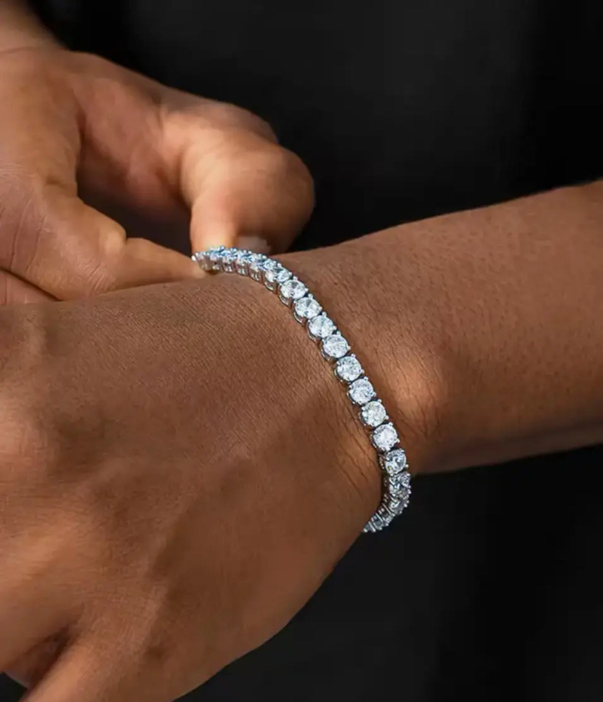 【Six01】Luxury Zirconia Bracelet【3mm】