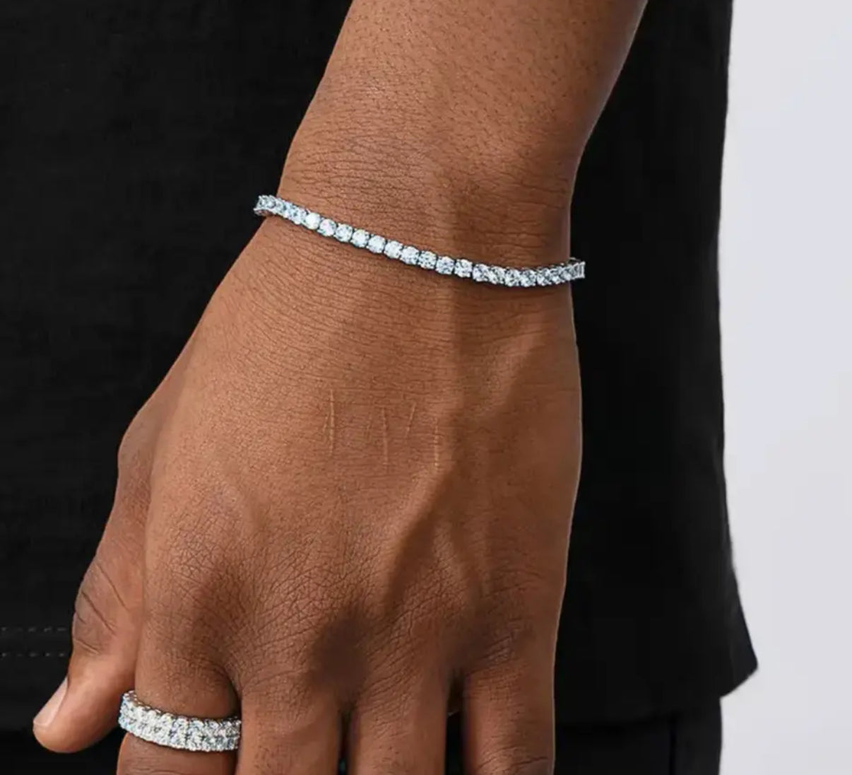 【Six01】Luxury Zirconia Bracelet【3mm】