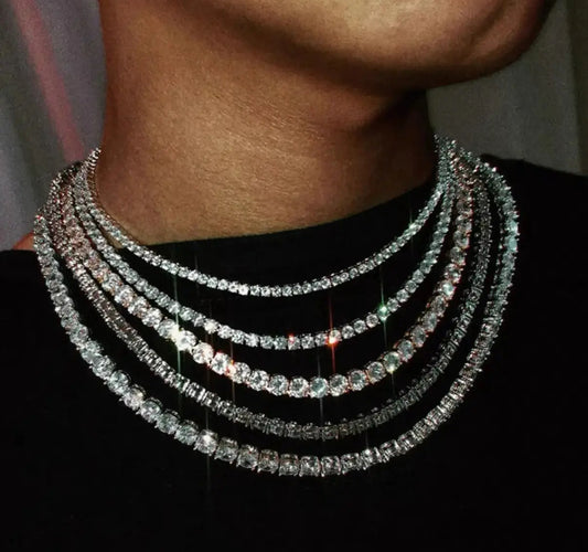 【Six02】Luxury Zirconia Necklace【3mm】