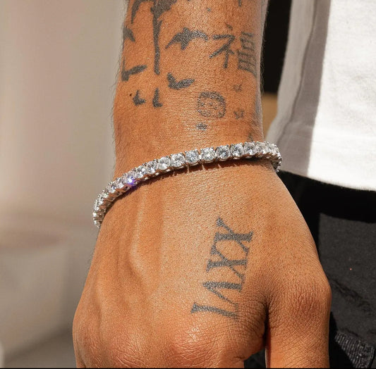 【Six08】Tennis Chain Bracelet【Moissanite/4mm】