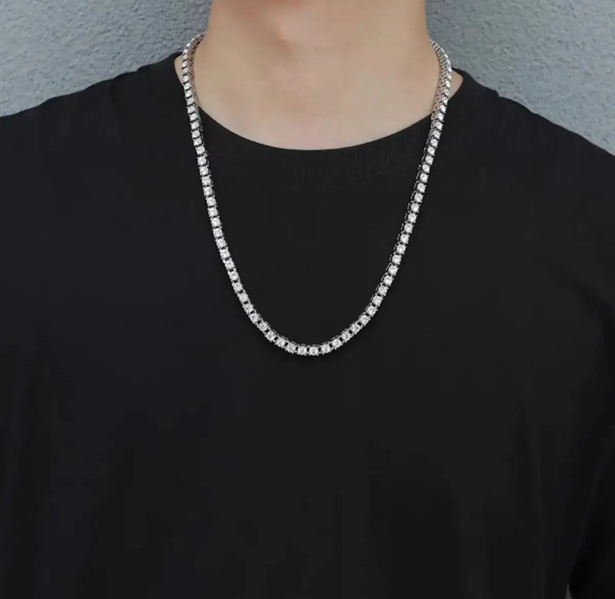 【Six02】Luxury Zirconia Necklace【3mm】