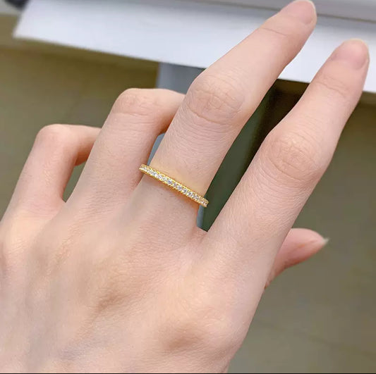 【Six15】Tennis Ring 【Moissanite/2mm】