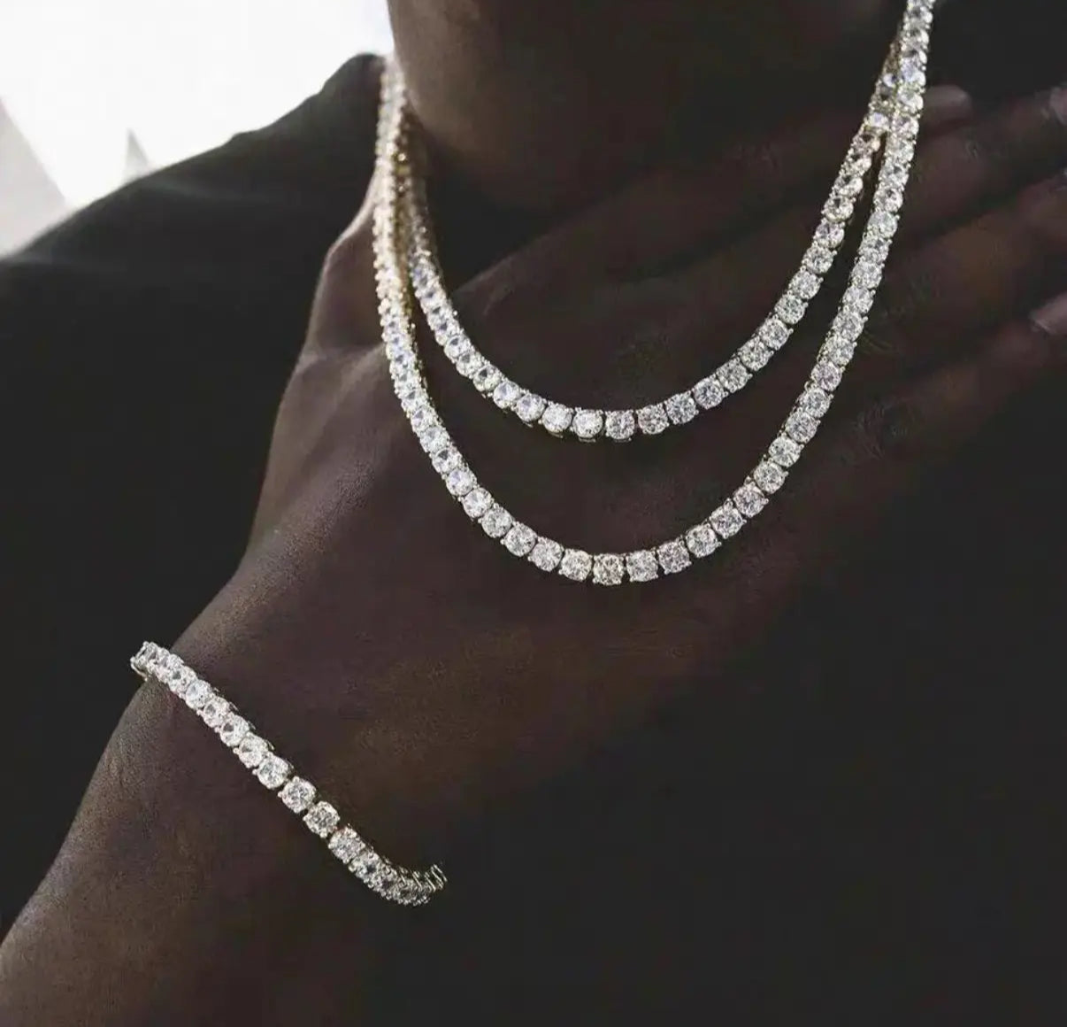 【Six02】Luxury Zirconia Necklace【3mm】